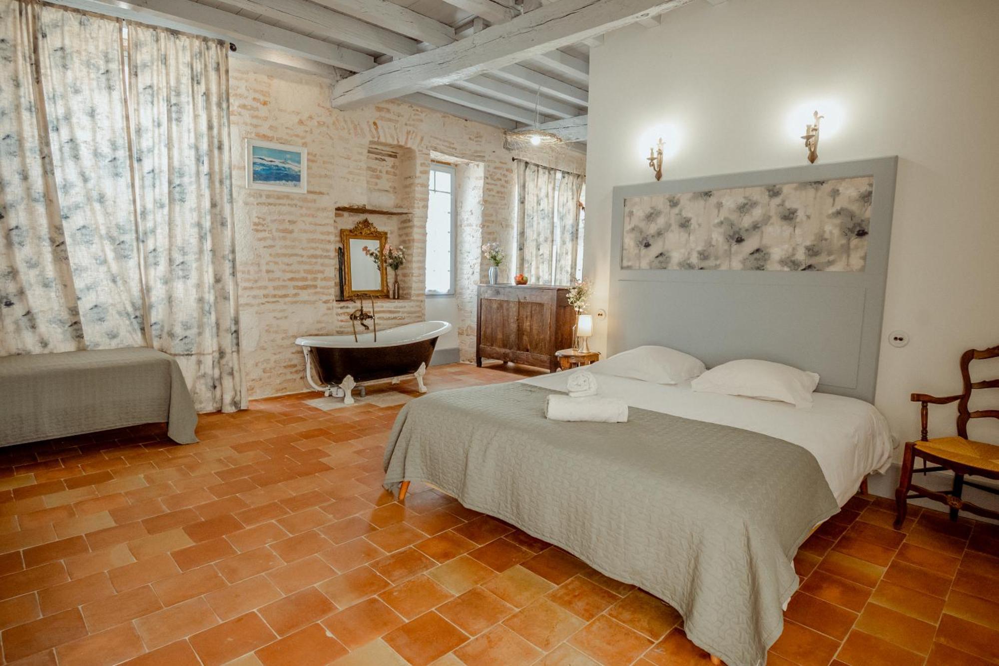 La Chambre Bleue Lauzerte Extérieur photo